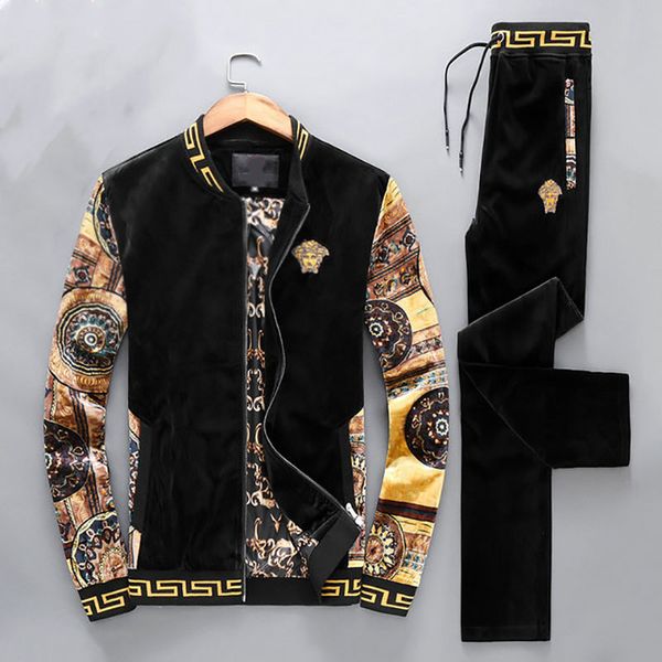 

2020 mens sportswear sportswear jogging wear hoodie sweater spring and autumn casual sportswear suit clothing, Gray