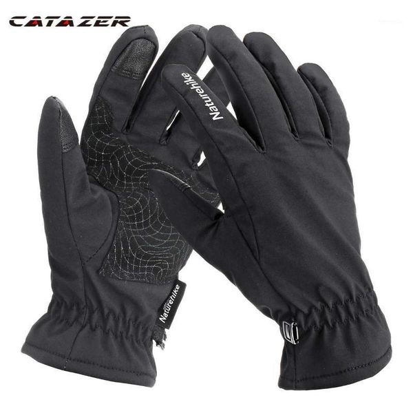 

catazer ski gloves fleece thermal waterproof gloves snowboard snowmobile men women winter for sonwboarding1