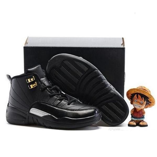 

kids black shoes 12 white sale basketball ovo 12s wolf grey boys girls athletic sports seakers