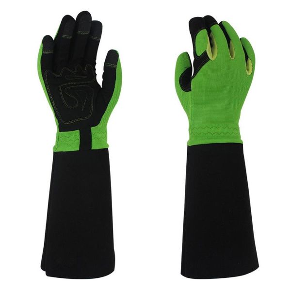 

disposable gloves 1 pair thorn-proof gardening women professional garden for rose pruning with extra long forearm protection l