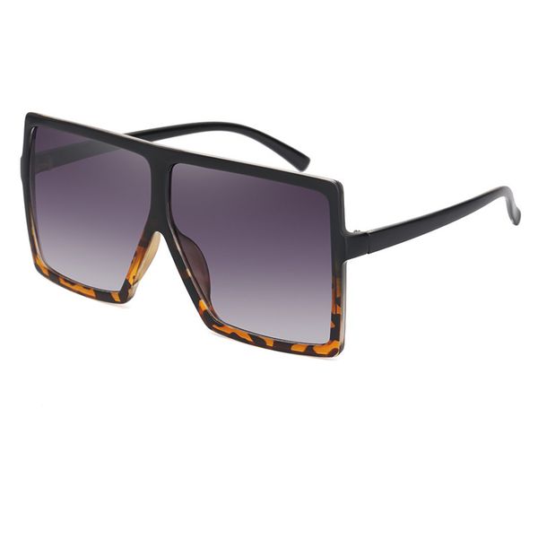 

2020 new large frame sunglasses 17059 women's protective sunglasses, White;black