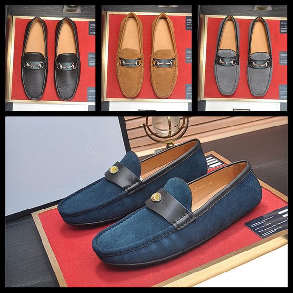 

fashion men loafers italy brand luxury designer party wedding men dress shoes fashion men's business shoes, Black