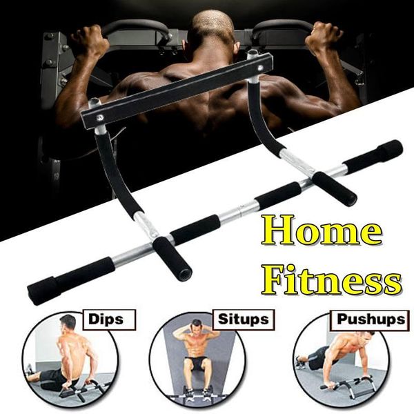 

horizontal bars 100kg door wall steel home gym workout chin push up pull training bar sport fitness sit-ups equipment