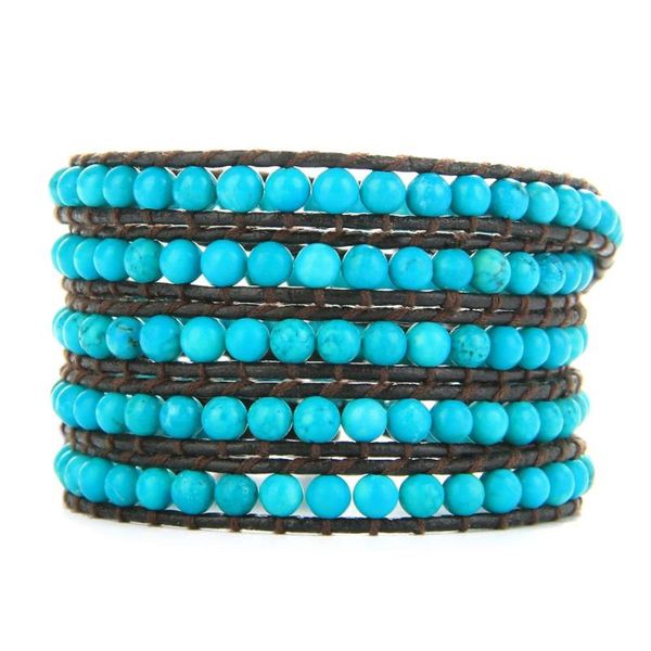 

c.quan chi charm bracelets bohemian style wrap leather bracelet stylish gifts between friends, Golden;silver