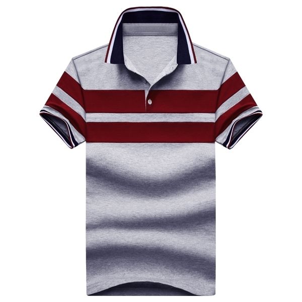 

shirt powder 2021 summer men striped poland cotton business mens new quality short shirts k50 clothes 9ef2, White;black