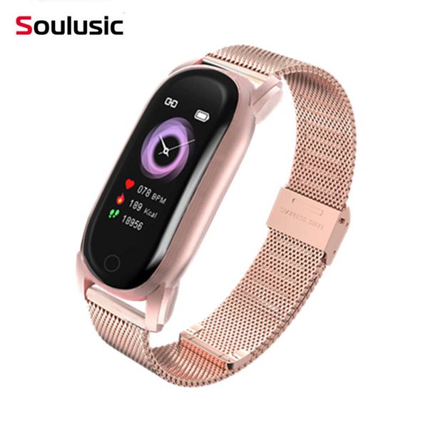

yh6 - temperature controlled watch men women, luxury smart wristbands for android and ios, 2020