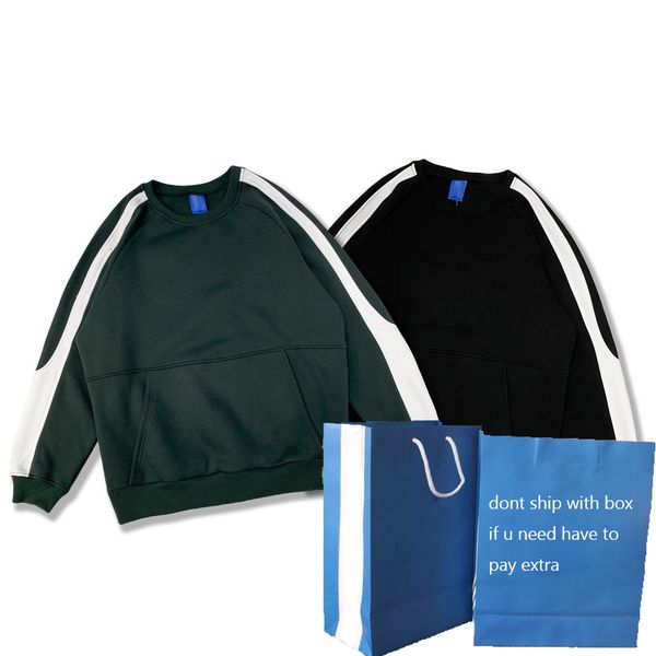 

2020fw мужчины моды толстовка активного длинные рукава толстого контраст цвет letter pattern мужских streetwear ins tiktok нового стиль пуло