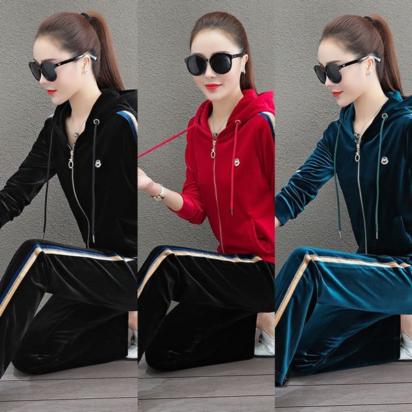 

cy3nv свободного спорт широкого 2020 женщин широкая весна и костюм брюки нога брюки ноги костюм осень новый стиль мода короткий короткий бар, Gray