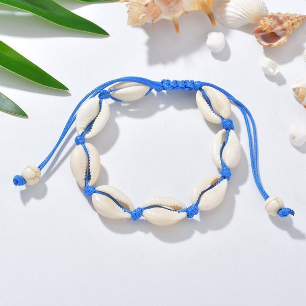 

bohemia natural shell ножные для женщин foot jewelry summer beach босиком браслет лодыжки ноги chian лодыжку ремень аксессуары кпт jllfxw, Red;blue