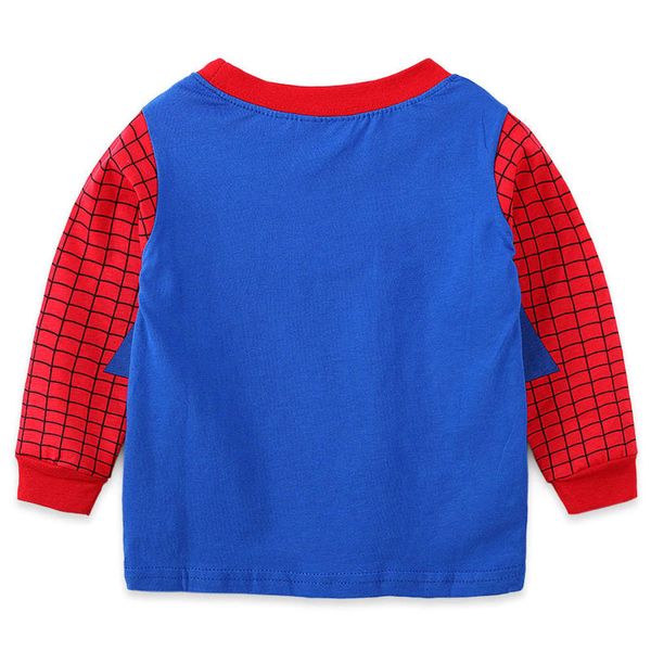 

sle autumn new children's pajamas knitted long sve home wear setj3mx, Blue;red