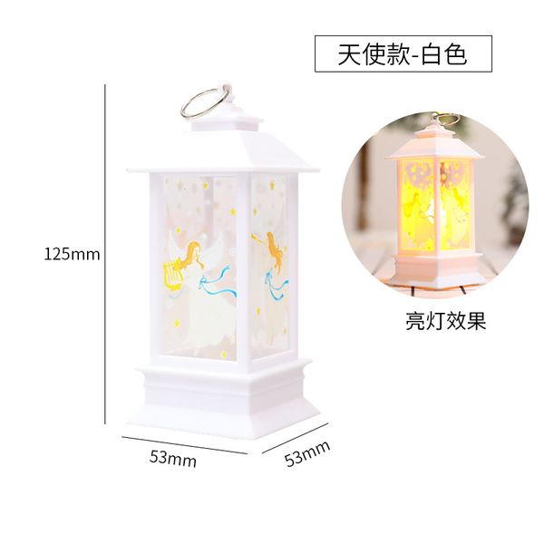 

christmas lamp antique style lantern christmas snowman elk glitter snow lantern christmas elf light xmas gifts