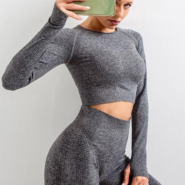 

yoga outfits women's winter sportswear seamless sports bra gym leggings fashion fitness running jacket set tight high waist pants suit, White;red