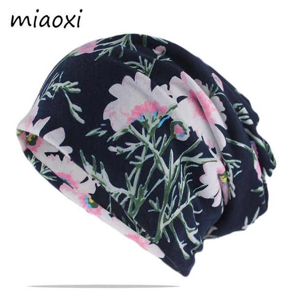 

beanie/skull caps sa;e women spring autmn warm beanies skullies fashion girl floral leaf double used casual hat scarf for women's gorra, Blue;gray