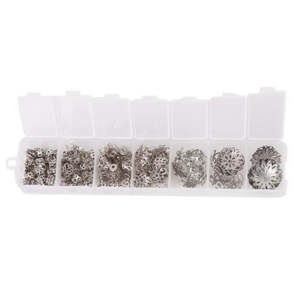 

approx 300pcs/lot (6~16mm) mixed beads caps,end caps,cord caps,tassel charms for jewelry making diy accessories, Pink;blue