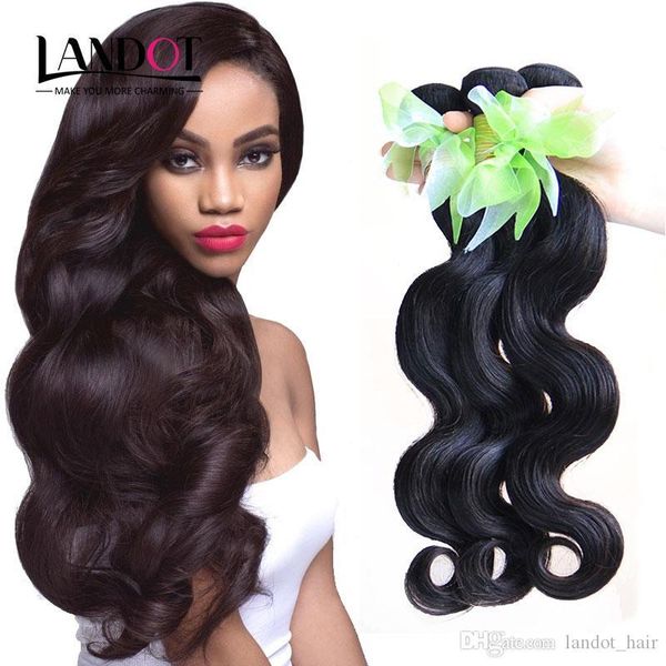 

brazilian virgin hair weaves body wave unprocessed peruvian malaysian indian cambodian remy human hair extensions bundles soft full dyeable, Black