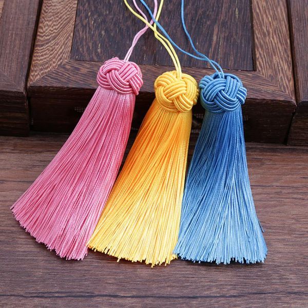

2pc multicolor polyester small pine cap tassel diy craft supplies curtain garment sewing accessories jewelry making pendant h jlllym