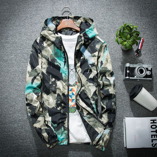 

men bomber jacket thin slim long sleeve camouflage military jackets hooded windbreaker zipper outwear army brand clothing kg-1178, Black;brown