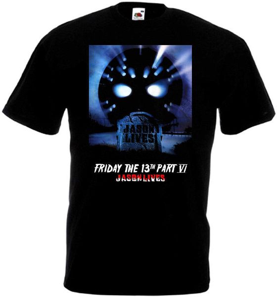 

friday the 13th v31 black movie poster all sizes s 3xl summer short sleeves fashion sport hooded sweatshirt hoodie men t shirt