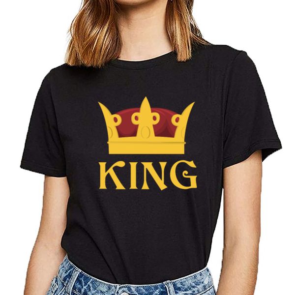 

t shirt women king and queen funny harajuku custom female tshirt sport hooded sweatshirt hoodie