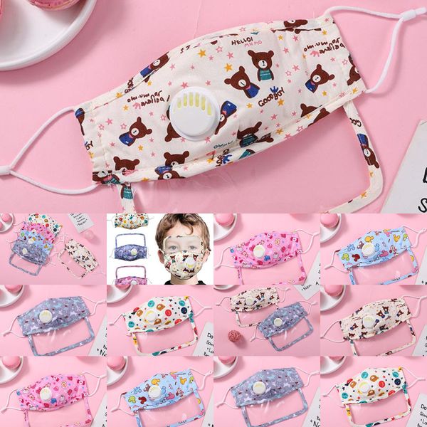 

kids masks face reusable breathing valve designer pm2.5 anti-pollution facemask activated carbon filter washable mask