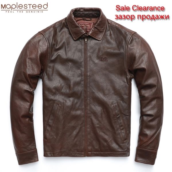 

sale clearance 100% natural sheepskin genuine leather jacket men leather jacket man leather coat spring autumn m503 201216, Black