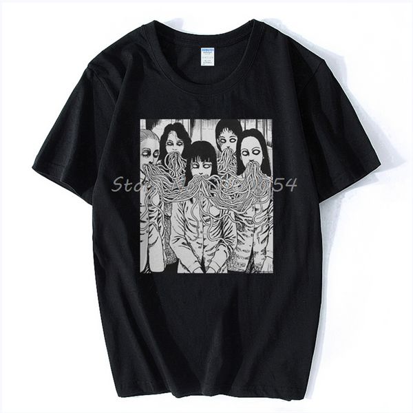 

sport classic men o-neck cotton t-shirt tomie junji ito t shirt summer anime funny tshirt cool tees harajuku