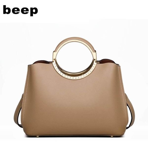 

beep 2020 new genuine leather women bag fashion cowhide luxury women handbags shoulder crossbody bags for