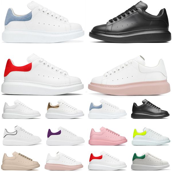 

2020 fashion platform with mc leather casual shoes sneaker scarpe ginnastica mens womens plate-forme vintage pink zapatillas deporte, Black