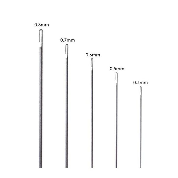 

5pcs/lot super long stainless steel beading needles easy jewelry making tools beading pins for beading diy jewelry mak qylrld