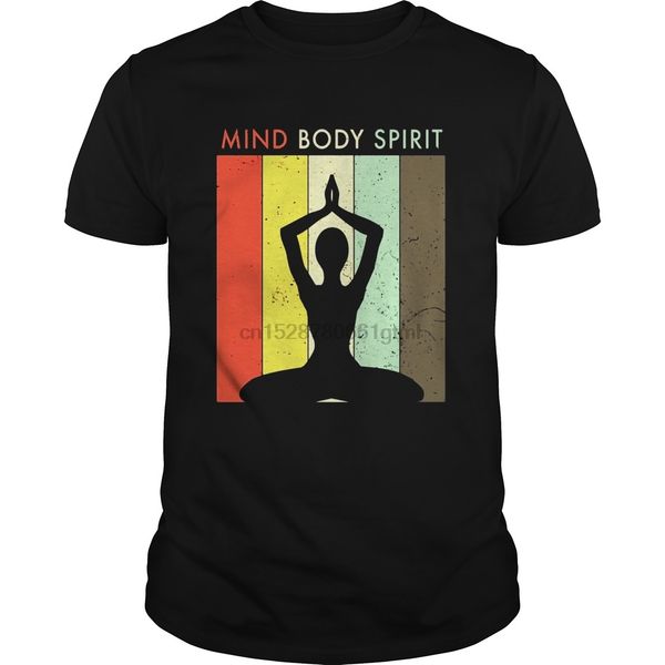 

мужчины с коротким рукавом футболки ретро mind body spirit - йога tshirt охладиться женщины тенниска спорта с капюшоном hoodie