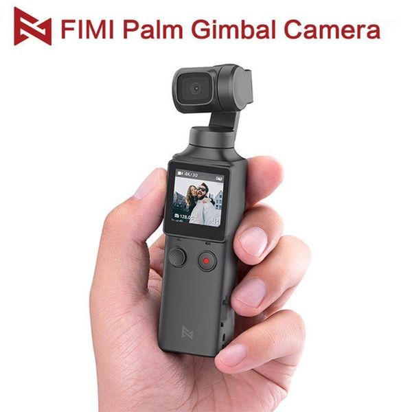 

fimi palm camera 3-axis 4k handheld pocket gimbal camera stabilizer 128Â° wide angle smart range built-in wifi control1