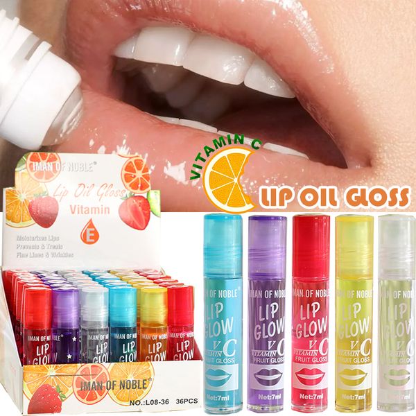 

transparent clear cute balm liquid lip oil gloss moisturizing women lip plumper lip care