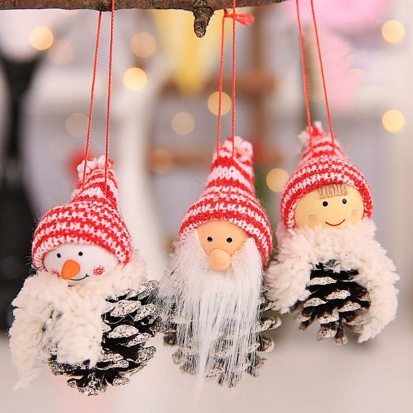 

christmas decorations ornaments gift santa claus snowman reindeer toy doll hang wholesale1