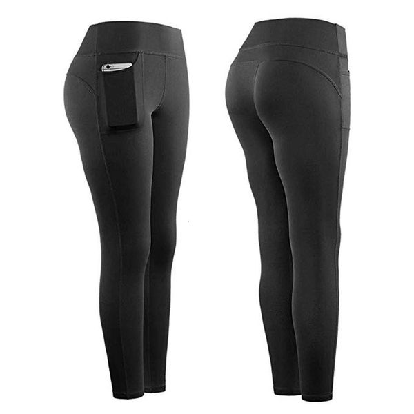 

women's pants fitness leggings printed high waist pants running gym jogging pants trousers drop shipping, Black