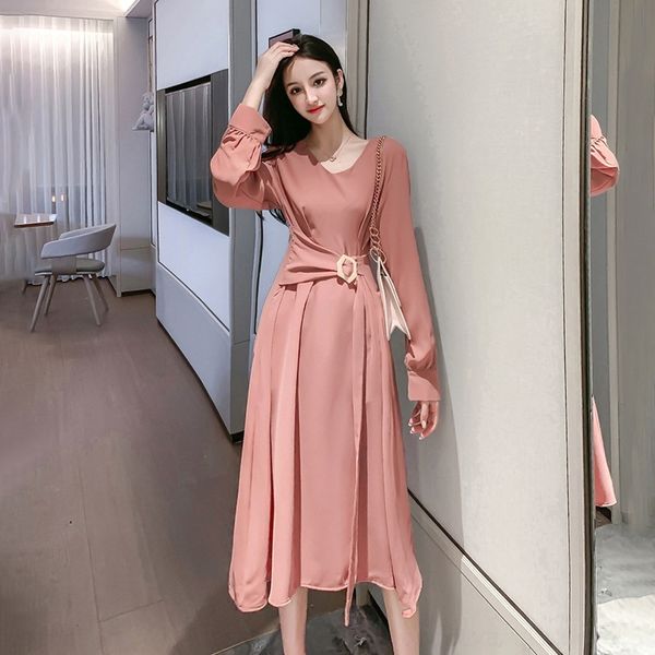 

hxw3w 2020 new style women's autumn autumn dressdress with slim formal fragrancehigh-end celebrity lightdress 2020 new style women&#039, Black;gray