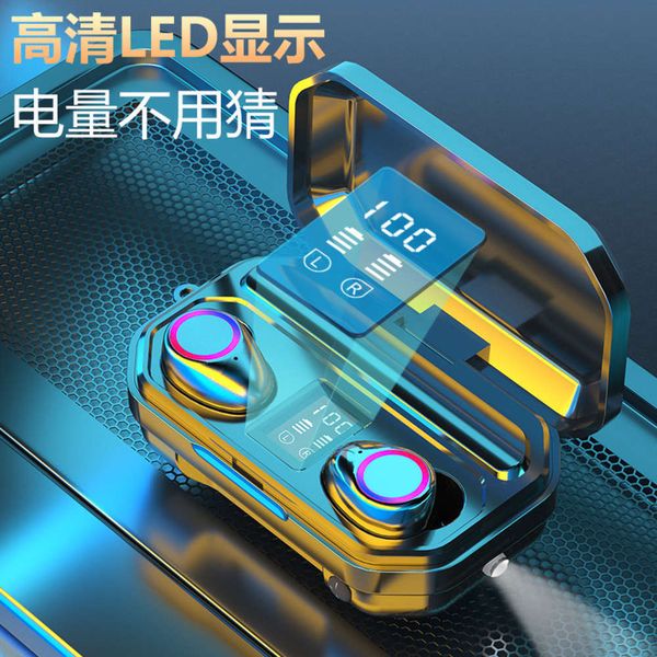 

5.0 wirels earphone m12 sports bluetooth binaural stereo led waterproof band digital display