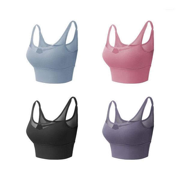 

gym clothing women spaghetti-strap sports bra underwear shockproof push up fitness athletic running yoga bh sport bra1, White;black