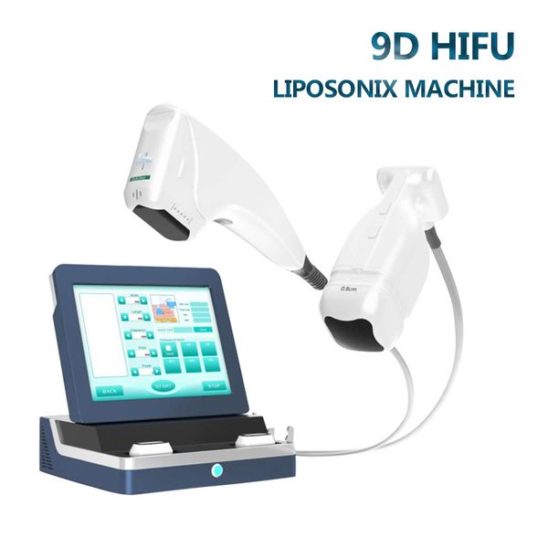 2in1 Liposonix Hifu Slimming Machine Liposonic Corporing Contorno Levantamento de rosto Tratamento Equipamento de remoção de gordura lipo