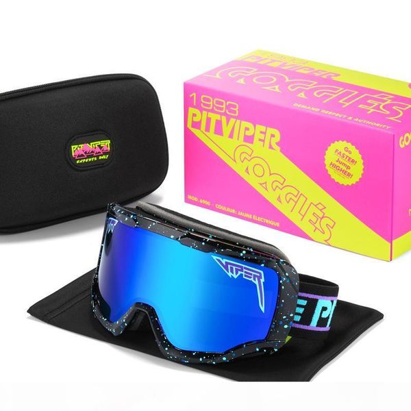 

pit viper anti-fog gogles солнцезащитные очки uv400 охрана очки большое рамка привод зимние очки ветрозащитный человек женщины движение, White;black