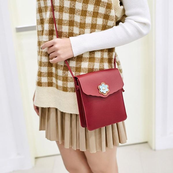 

2021 spring/summer women's bag one shoulder slant bag small square