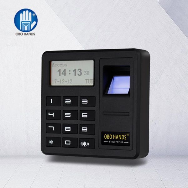 

fingerprint access control system biometric rfid keypad card reader door opener standalone access controller 125khz/13.56mhz