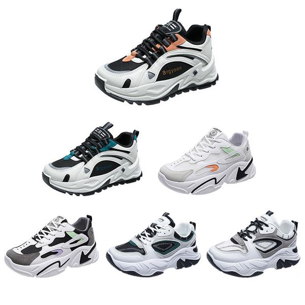 

fashion platform shoes women casual shoes color white black green orange comfortable dad shoes womens trainers sports sneakers