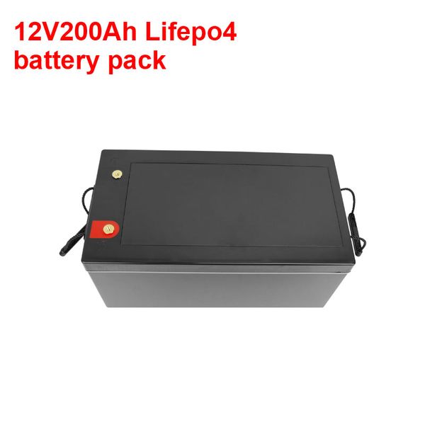 

rechargeable deep cycle lifepo4 12v 200ah 300ah lithium ion battery packs for camping car rv solar system
