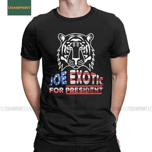 

men's joe exotic tiger king election for president big cats memes short sleeve printed sport hooded sweatshirt hoodie men t shirt