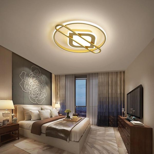 

gold/black led ceiling chandeliers for aisle bedroom dining room restaurant kitchen indoor decorative ac90-260v lighting fixture