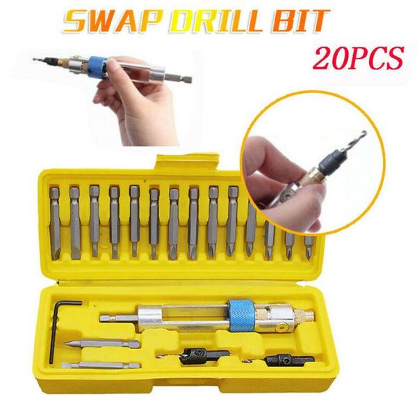 

20pcs swap drill bit - save 50% today swap drill bit set new