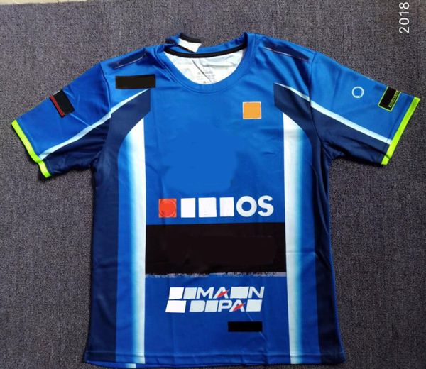 

f1 formula one round neck polo shirt forest road cycling jersey polyester quick-drying downhill jersey customized with the same paragraph