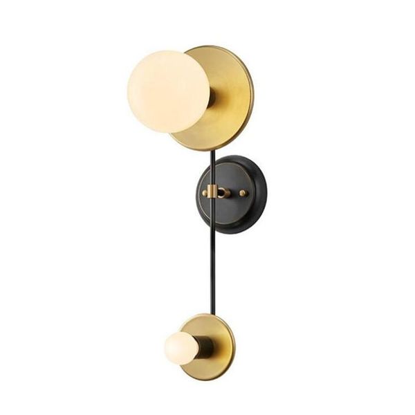 

minimalist style bedside led wall lmap creative retro brass living room restaurant wall sconce lighting ing