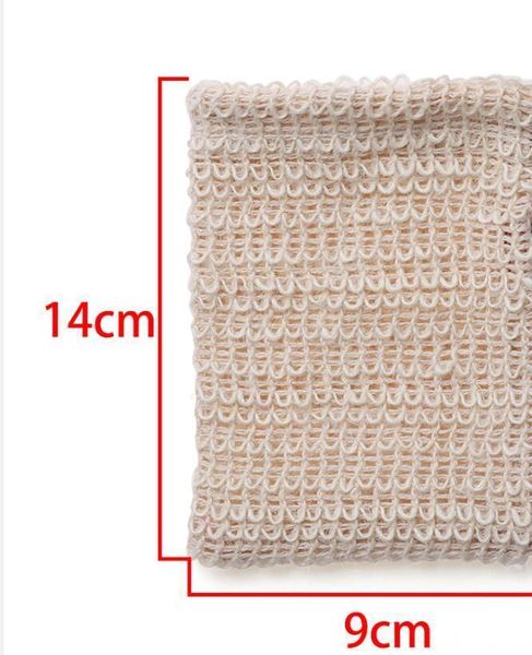 

natural exfoliating mesh soap saver sisal soap saver bag pouch holder for shower bath foaming and drying fr bbyokj lg2010