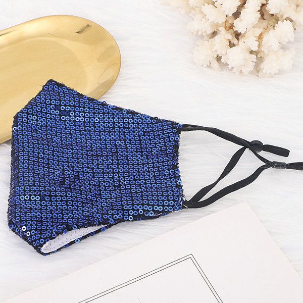 

sequin factory designer face paillette fashion blingbling luxury washable reusable masks mascarillas protective ad pbpri